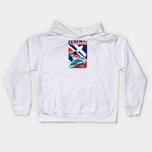 1931 French International Air Show Kids Hoodie